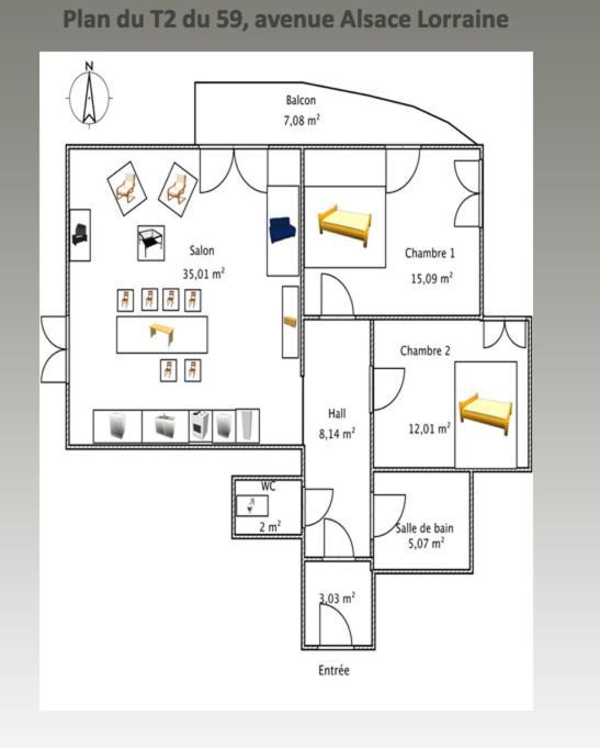 Appartements Residilaverde Gare Гренобль Экстерьер фото